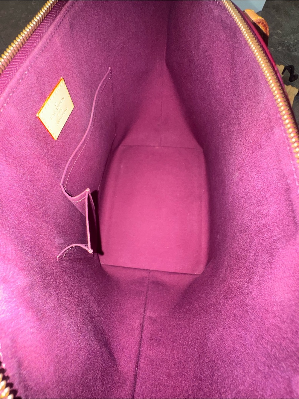 Louis Vuitton monogram vernis Bellevue GM zip Tote Bag Violet Purple - Picture 14 of 16